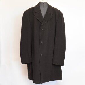 NWOT Ralph Ralph Lauren Broadway Overcoat 44L Brown Wool Cashmere Blend